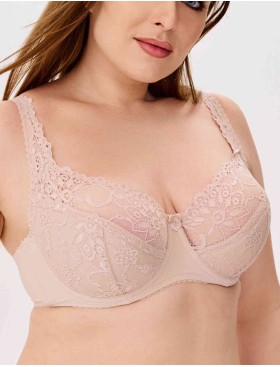 Бюстгальтер полумягкий Novella 140 серебристый пион, Цвет: серебристый пион, Размеры: 75H