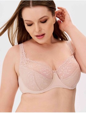 Бюстгальтер полумягкий Novella 140 серебристый пион, Цвет: серебристый пион, Размеры: 75H, изображение 4