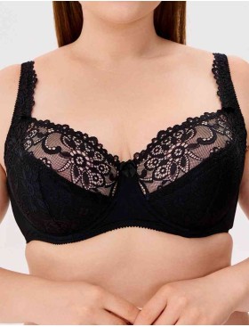 Бюстгальтер полумягкий Novella 140 черный, Цвет: черный, Размеры: 80G