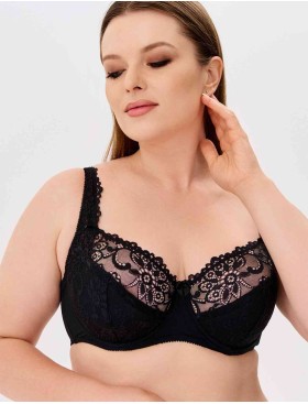 Бюстгальтер полумягкий Novella 140 черный, Цвет: черный, Размеры: 80G, изображение 4