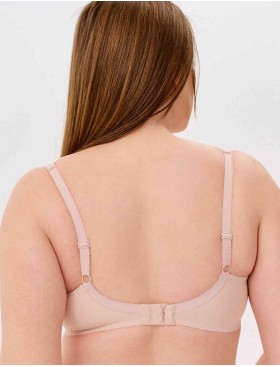 Бюстгальтер полумягкий с подкроем Novella 152 серебристый пион, Цвет: серебристый пион, Размеры: 90H, изображение 3