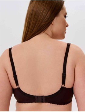 Бюстгальтер полумягкий с подкроем Novella 152 шоколад, Цвет: шоколад, Размеры: 75H, изображение 2