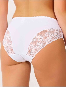 Трусы слипы Simona M 035/30 белый, Цвет: белый, Размеры: M, изображение 2