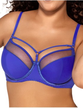 Бюстгальтер полумягкий Ava NOVATO LUX 1030/1 PU сапфир, Цвет: сапфир, Размеры: 90C