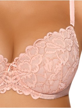 Бюстгальтер балконет пуш-ап Ava CASABELLA 1990 P-UP пудра, Цвет: пудра, Размеры: 80C, изображение 4