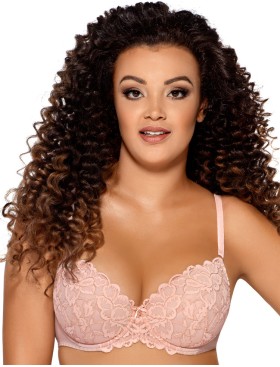 Бюстгальтер балконет пуш-ап Ava CASABELLA 1990 P-UP пудра, Цвет: пудра, Размеры: 80C, изображение 3