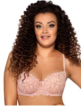 Бюстгальтер мягкий балконет Ava CASABELLA 1991 M minie пудра, Цвет: пудра, Размеры: 70E, изображение 2