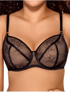 Бюстгальтер балконет Ava SERSEIA 1995 U, Цвет: черный, Размеры: 100C