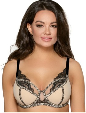 Полумягкий бюстгальтер Ava LEOPARD 2011 PU, Цвет: телесный, Размеры: 70I, изображение 2