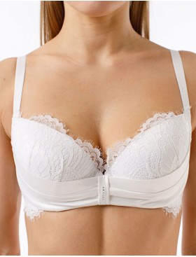 Бюстгальтер балконет Coquette Revue GLAMOUR 54110-01, Цвет: молоко, Размеры: 80C