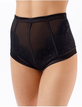 Трусы макси Coquette Revue GLAMOUR 62110-18, Цвет: черный, Размеры: S