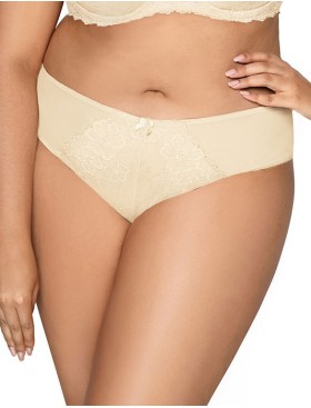 Трусы слипы миди MAT CARMELA KREMOWY F-053-51-1, Цвет: кремовый, Размеры: M