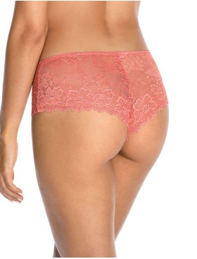 Кружевные трусы шортики MAT CARMELA BRZOSKWINIA F-053-54-2, Цвет: персиковый, Размеры: S, изображение 2