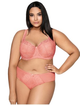 Трусы слипы миди MAT CARMELA BRZOSKWINIA F-053-51-1, Цвет: персиковый, Размеры: L, изображение 3