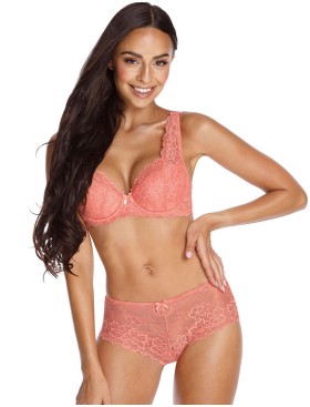 Кружевные трусы шортики MAT CARMELA BRZOSKWINIA F-053-54-2, Цвет: персиковый, Размеры: S, изображение 3
