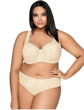 Трусы слипы миди MAT CARMELA KREMOWY F-053-51-1, Цвет: кремовый, Размеры: M, изображение 2