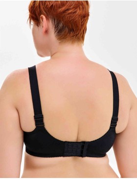 Бюстгальтер мягкий без косточек Milavitsa 104040 / 124040 черный, Цвет: черный, Размеры: 80D, изображение 4