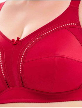 Бюстгальтер мягкий без косточек Milavitsa 104040 / 124040 темно-алая роза, Цвет: темно-алая роза, Размеры: 80G, изображение 4