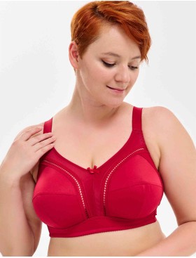 Бюстгальтер мягкий без косточек Milavitsa 104040 / 124040 темно-алая роза, Цвет: темно-алая роза, Размеры: 80G, изображение 3