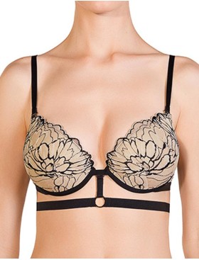 Комплект Mioocchi VALERIE 778080 пуш-ап и бразилиана nudo/nero, Цвет: nudo/nero, Размеры: 70A, изображение 5