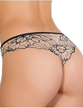 Комплект Mioocchi VALERIE 778280 бюстье и бразилиана nudo/nero, Цвет: nudo/nero, Размеры: 65B, изображение 7