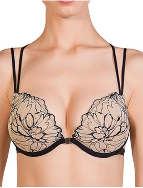 Комплект Mioocchi VALERIE 778383 пуш-ап и стринги nudo/nero, Цвет: nudo/nero, Размеры: 70A, изображение 3