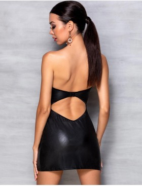 Соблазнительное платье Passion CELINE CHEMISE, Цвет: черный, Размеры: S/M, изображение 2