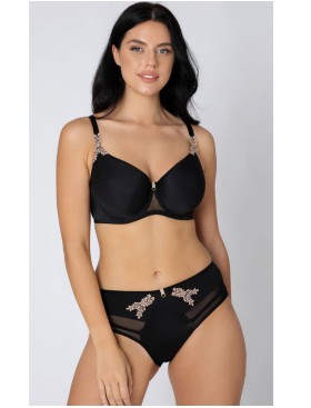 Высокие трусы бразилиана Subtille CHARLOTTE braz черный, Цвет: черный, Размеры: S, изображение 3