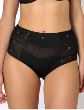 Трусы слипы высокие Subtille TEONA BLACK high-waist, Цвет: черный, Размеры: M