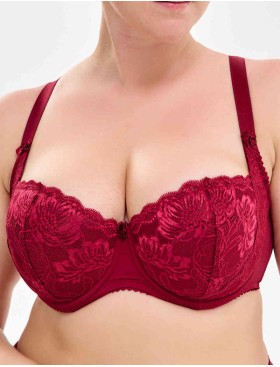 Бюстгальтер балконет Elli 7055 румба, Цвет: румба, Размеры: 75D
