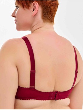 Бюстгальтер балконет Elli 7055 румба, Цвет: румба, Размеры: 75D, изображение 2