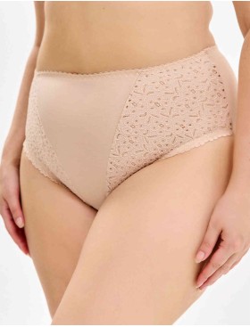 Высокие трусы слипы Lauma COTTON CLASSIC L01810 нюд, Цвет: нюд, Размеры: M