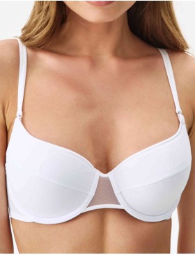 Бюстгальтер с уплотненной чашкой Misstyle 4115 / 415 белый, Цвет: белый, Размеры: 70C