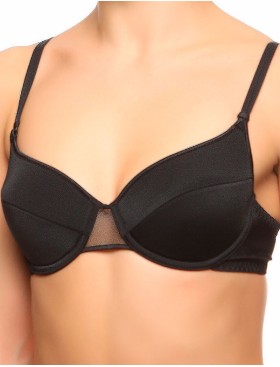 Бюстгальтер с уплотненной чашкой Misstyle 4115 / 415 черный, Цвет: черный, Размеры: 70C