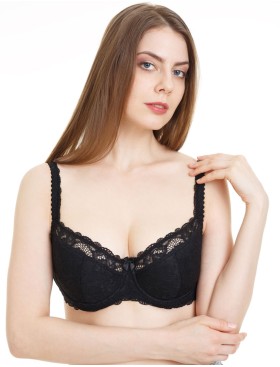 Бюстгальтер балконет Simona M 608 черный, Цвет: черный, Размеры: 90B, изображение 7