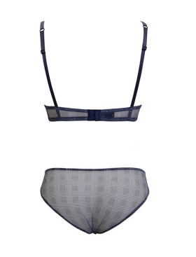 Женский комплект мягкая чашка+слипы Sielei COLLEGE 7220+7225 blu, Цвет: blu (синий), Размеры: 75C, изображение 4