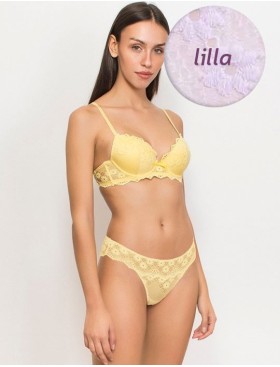 Женский комплект балконет +слипы Sielei SANGALLO 7132+7135 lilla, Цвет: lilla (лиловый), Размеры: 70C