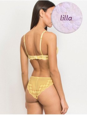 Женский комплект балконет +слипы Sielei SANGALLO 7132+7135 lilla, Цвет: lilla (лиловый), Размеры: 70C, изображение 2