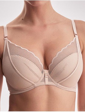 Бюстгальтер балконет пуш-ап Alles CHITA P-UP бежевый, Цвет: бежевый, Размеры: 80C