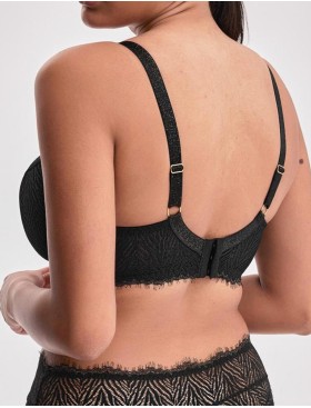 Бюстгальтер полумягкий Alles ZARINA PU black, Цвет: черный, Размеры: 70G, изображение 2