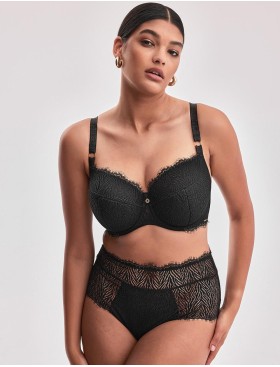 Высокие трусы слипы Alles ZARINA classic black, Цвет: черный, Размеры: 2XL, изображение 4