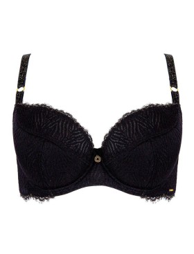 Бюстгальтер полумягкий Alles ZARINA PU black, Цвет: черный, Размеры: 70G, изображение 5