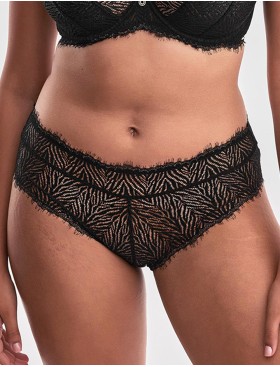 Кружевные трусы слипы Alles ZARINA black, Цвет: черный, Размеры: S