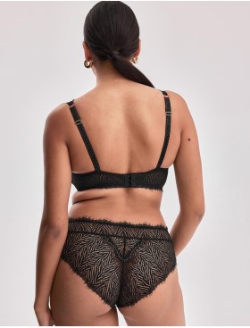 Кружевные трусы слипы Alles ZARINA black, Цвет: черный, Размеры: S, изображение 4