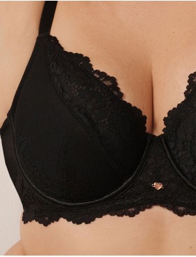 Полумягкий бюстгальтер Esotiq 39509 SWEETHEART черный, Цвет: черный, Размеры: 75E, изображение 5