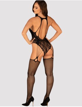 Боди-комбинезон Obsessive G 324, Цвет: черный, Размеры: S/M/L, изображение 4