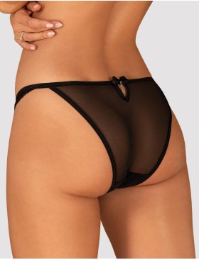 Изящные трусики Obsessive IVANNES PANTIES, Цвет: черный, Размеры: L/XL, изображение 2