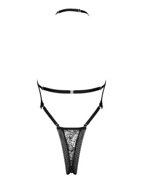 Сексуальное боди Obsessive XENITA TEDDY, Цвет: черно-бежевый, Размеры: S/M, изображение 5