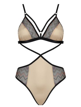 Открытое боди CASMIR INDILA BODY, Цвет: золотой, Размеры: L/XL, изображение 4