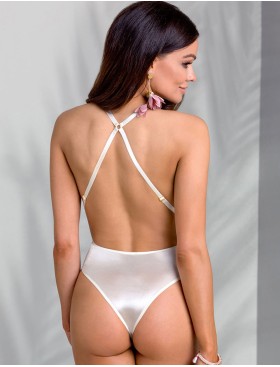 Чувственное боди CASMIR INOE BODY, Цвет: экрю, Размеры: 2XL/3XL, изображение 2